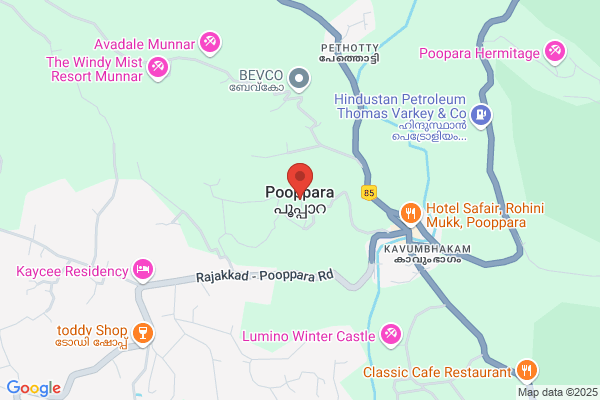 R2PP WM SUITE ROOM location  Pooppara Idukki KL