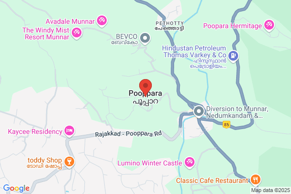 R3PP WMR PREMIUM ROOM WITH BALCONY location  Pooppara Idukki KL
