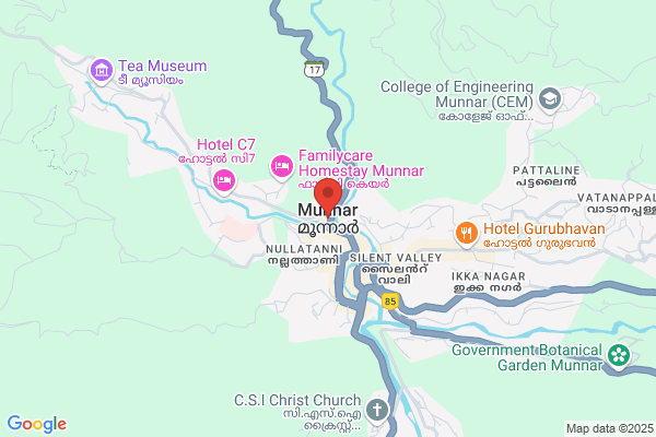 QB Stay R114M WRG DELUXE ROOM location  Munnar Idukki KL