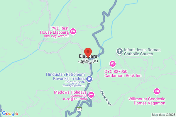 QB STAY - R21V NSUH DAFFODIL SUITE location  Elappara Idukki KL