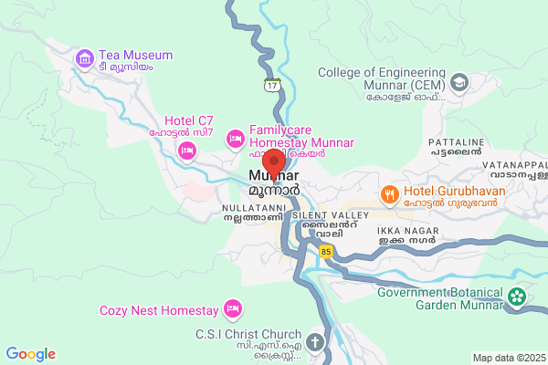 QB STAY - R143M CR DELUXE ROOM location  Munnar Idukki KL