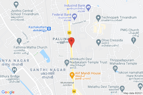 cctv camera system location  Enjakkal Bypass Rd, Pallinada, Kazhakkoottam, Kerala, India