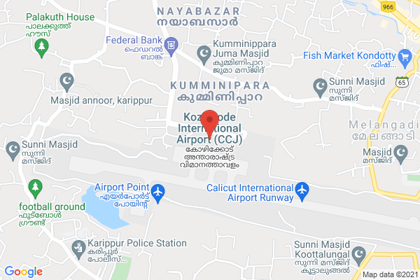 Kera Cabs Online Taxi Service location  Calicut Airport P.O, Calicut Airport Rd, Karipur, Kerala 673647, India