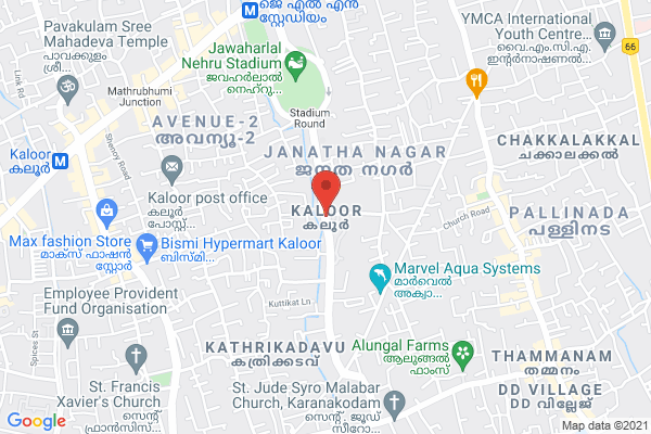 Shop & Office space for rent location  Kaloor, Kochi, Kerala, India