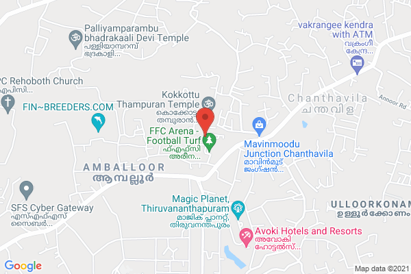 ambrala seyils location  Chanthavila Rd, Chanthavila, Kerala 695584, ഇന്ത്യ