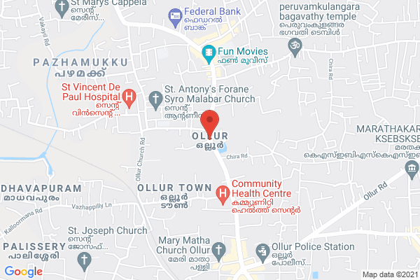 AMARON BATTERY location  Ollur, Thrissur, Kerala, India