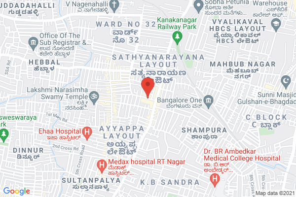 Multi Currency Counting Machine location  1st Main Rd, Hanumanthappa Layout, Sultanpalya, Hebbal, Bengaluru, Karnataka 560032, India