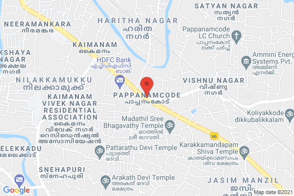 Land for sale location  Pappanamcode, Thiruvananthapuram, Kerala, India
