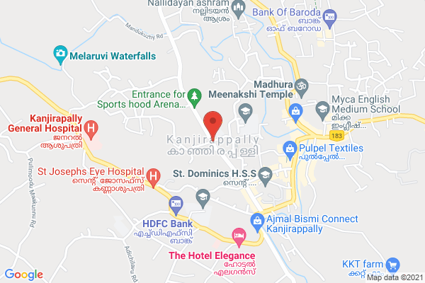adress material location  Kanjirappally, Kerala, India