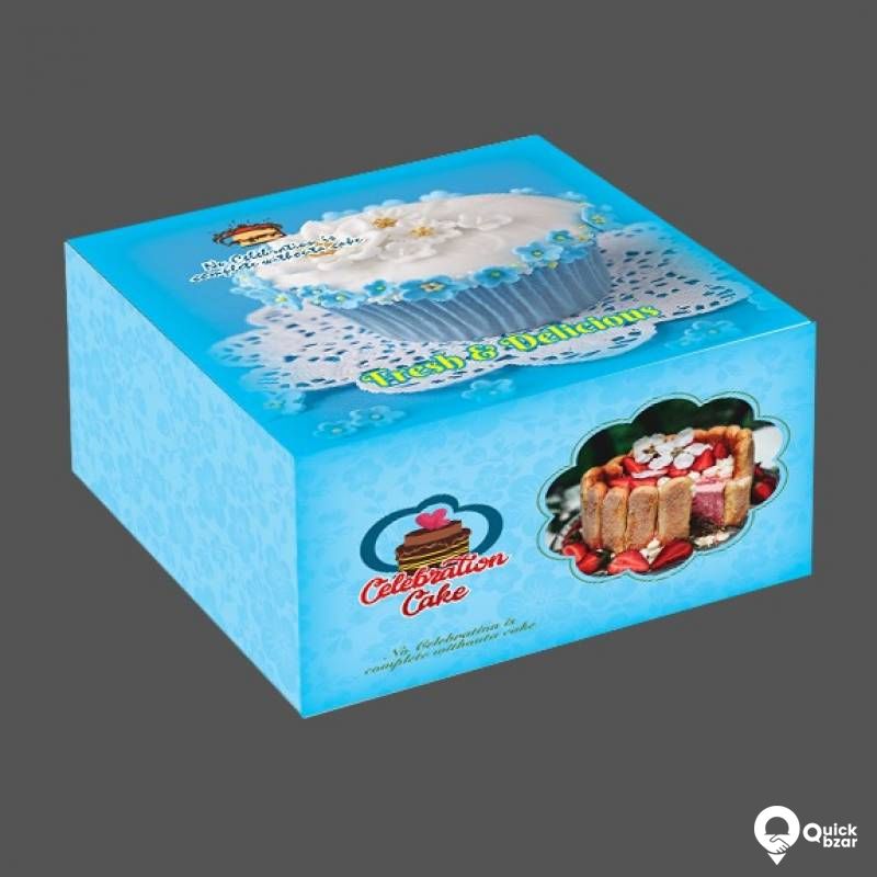 Printed Cake Box 7x7x5 to 12x12x5