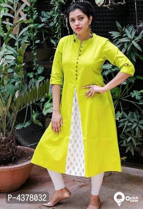Cotton Slit Designer Kurtas