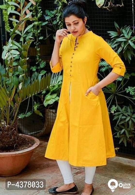 Cotton Slit Designer Kurtas