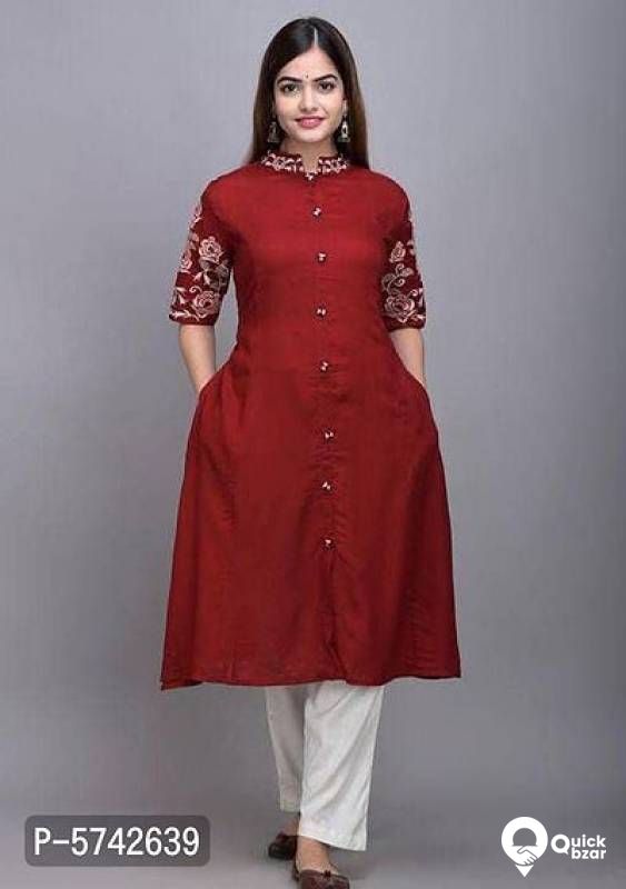 Cotton Slit Designer Kurtas