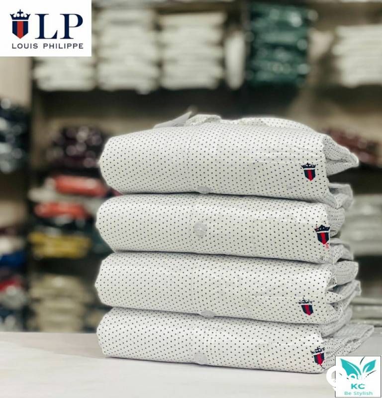 ♥️♥️♥️♥️

*LOUIS PHILIPPE*

*Dot Print Shirts*

*Quality Assured??*