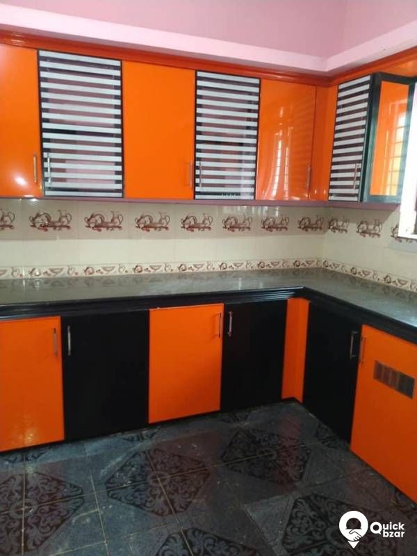Aluminium kitchen cabinet work