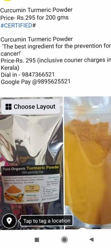 CURCUMIN TURMURIC POWDER