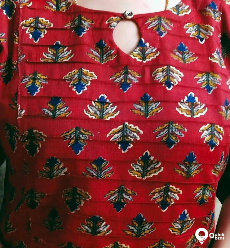 wrinkle cotton kurti
