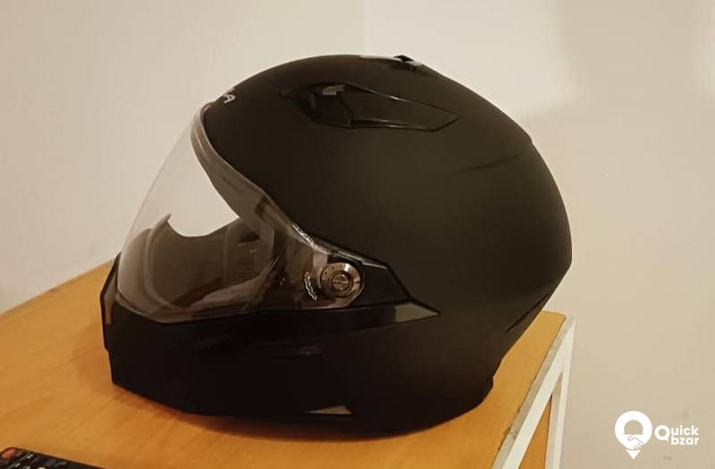 R15 with new helmet