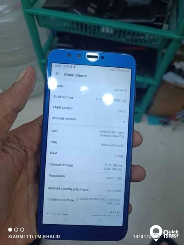 Honour 9 Lite  For Sale