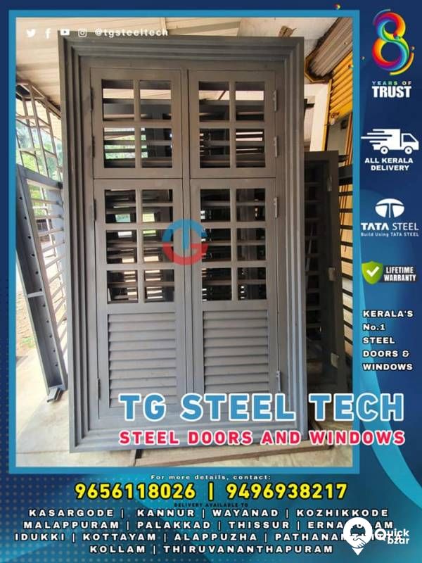 Tata steel door and windows സ്റ്റീൽ ഡോർ വിൻഡോസ്