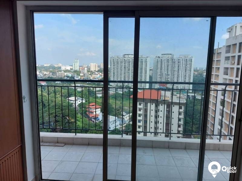 3 BHK Semi Furnished Flat  For Sale