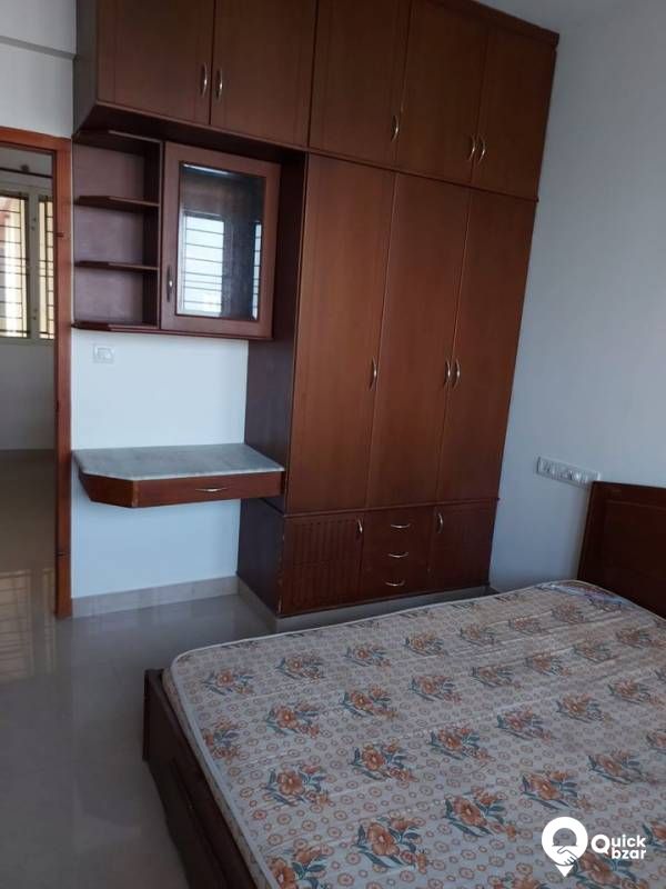 3 BHK Semi Furnished Flat  For Sale