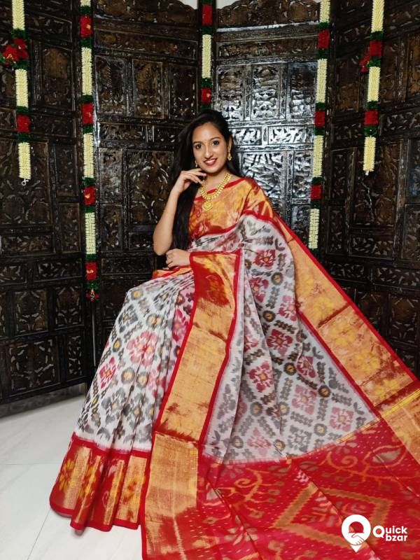Handwoven light weight  Pochampally sico sarees