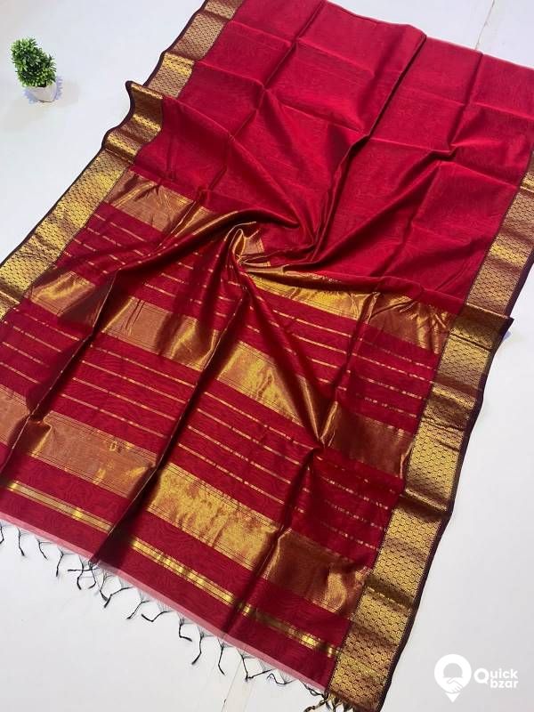 Handwoven Maheshwari Silk Cotton sarees