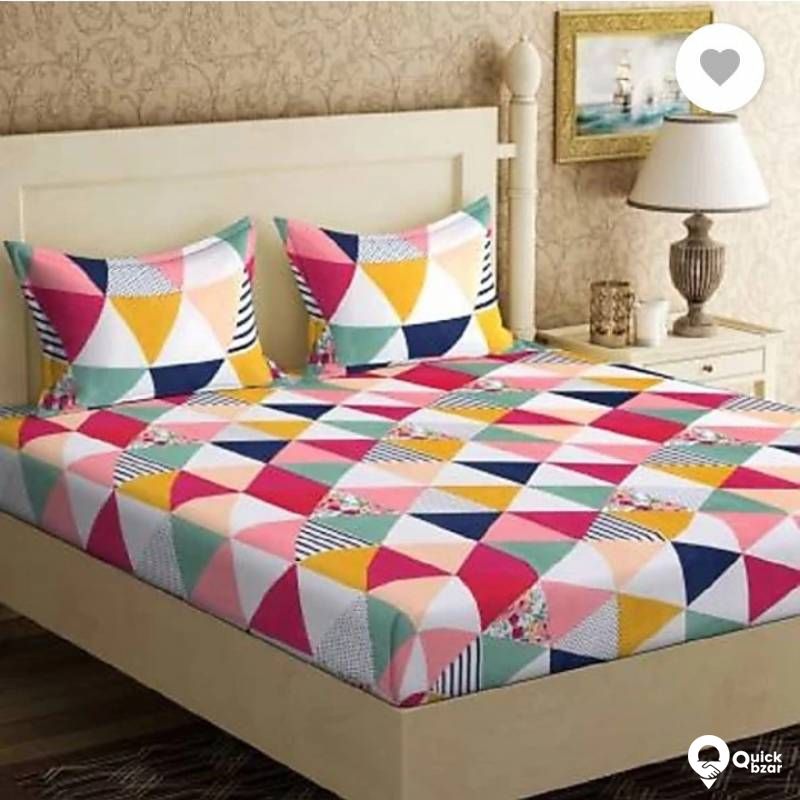microfiber cotton double bedsheet