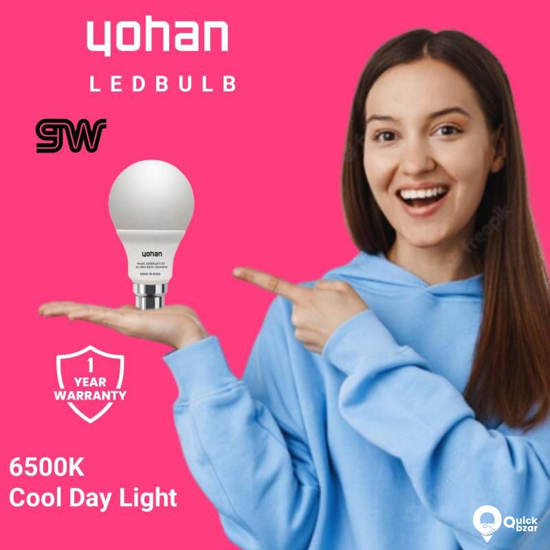9 WATT LED BULB  PACK OF 4 NOS  ₹:300   1YEAR WARRANTY PRODUCT