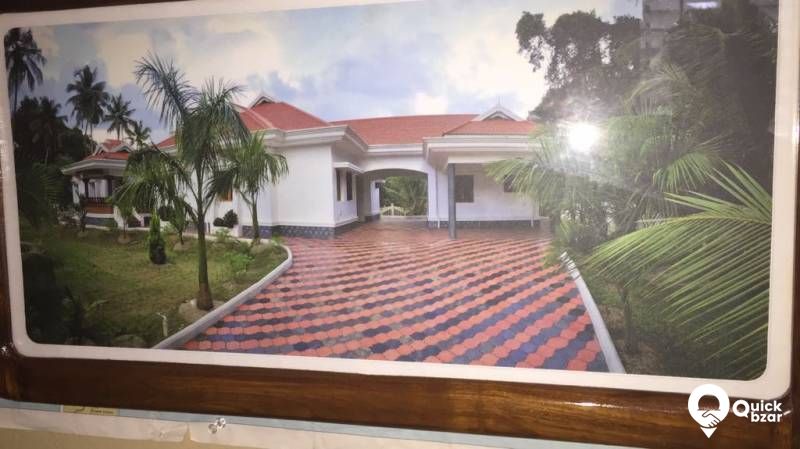 EKM dist location Ramanangalam big house water front property.