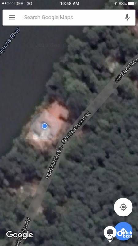 EKM dist location Ramanangalam big house water front property.