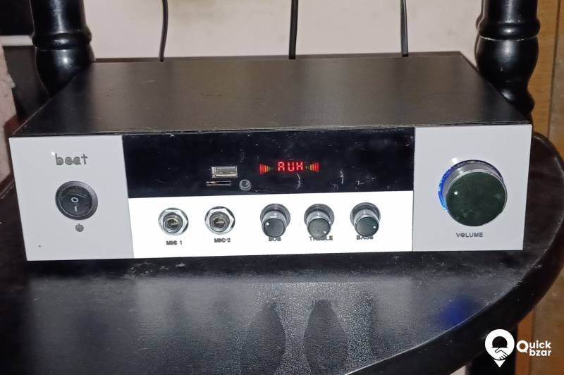 2.1, 2speaker one Sub, 2 mic point, blue