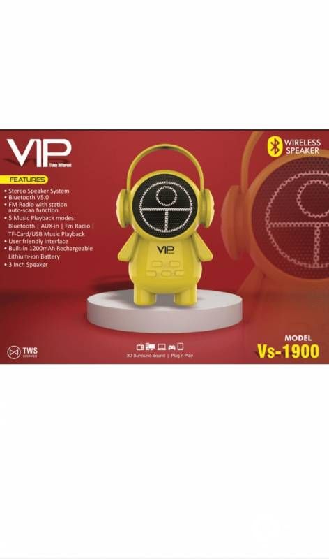 VIP BRAND BLUETOOTH SPEAKER  cash on delivery