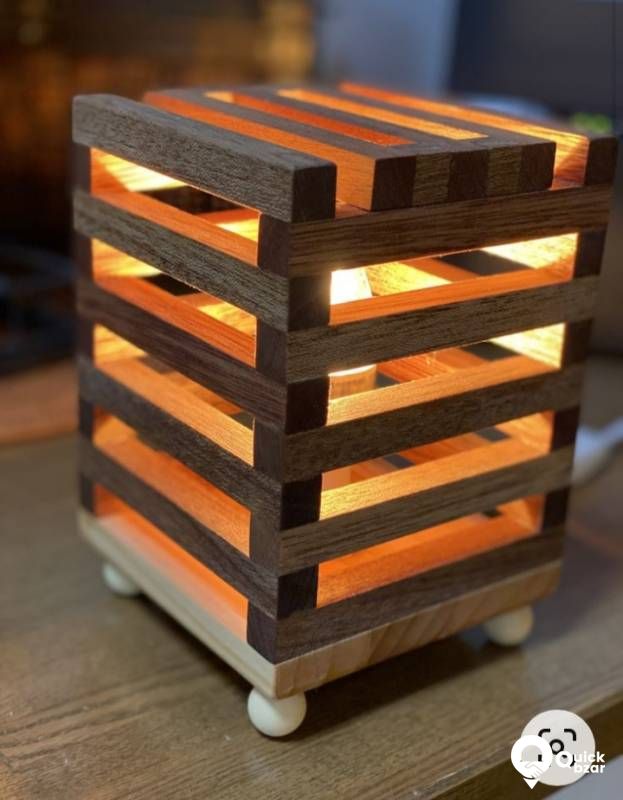 decorative wood light
