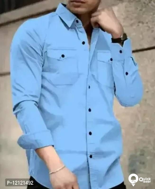 Trendy Cotton Long Sleeves Casual Shirt