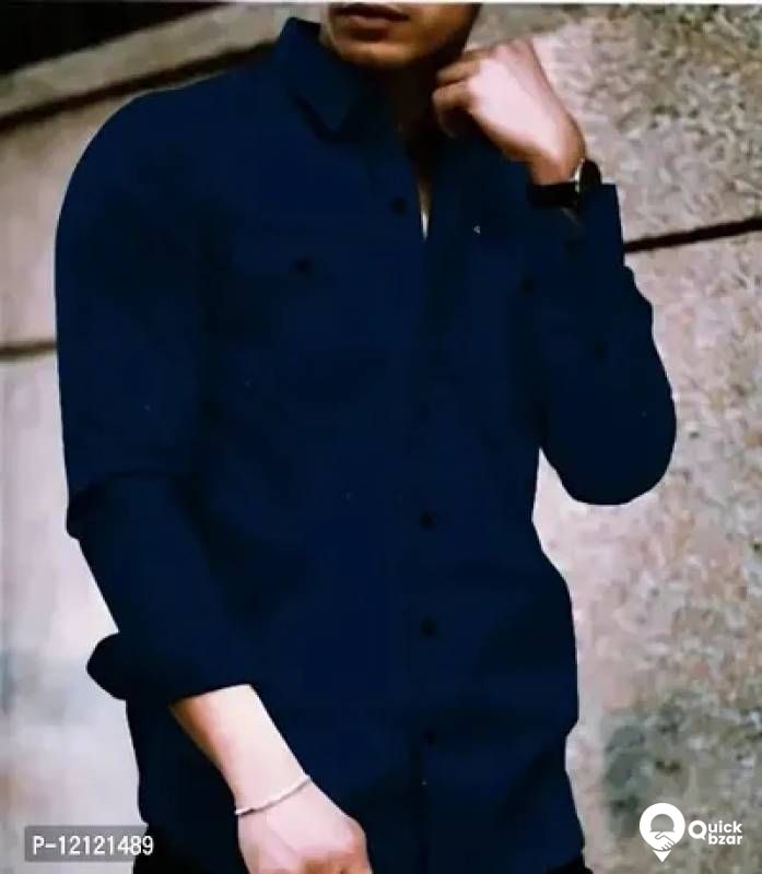 Trendy Cotton Long Sleeves Casual Shirt