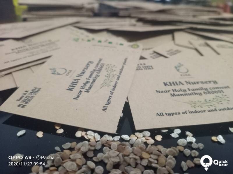 plantable business card
