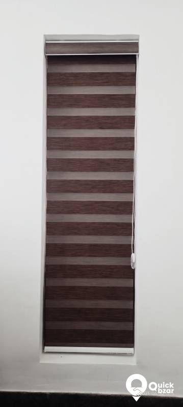 window curtain and binds