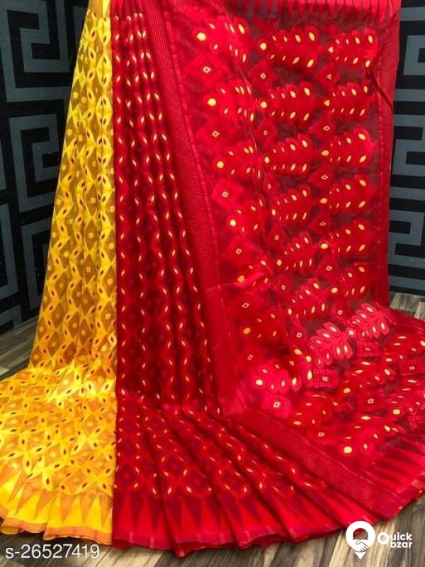 cottan silk saree