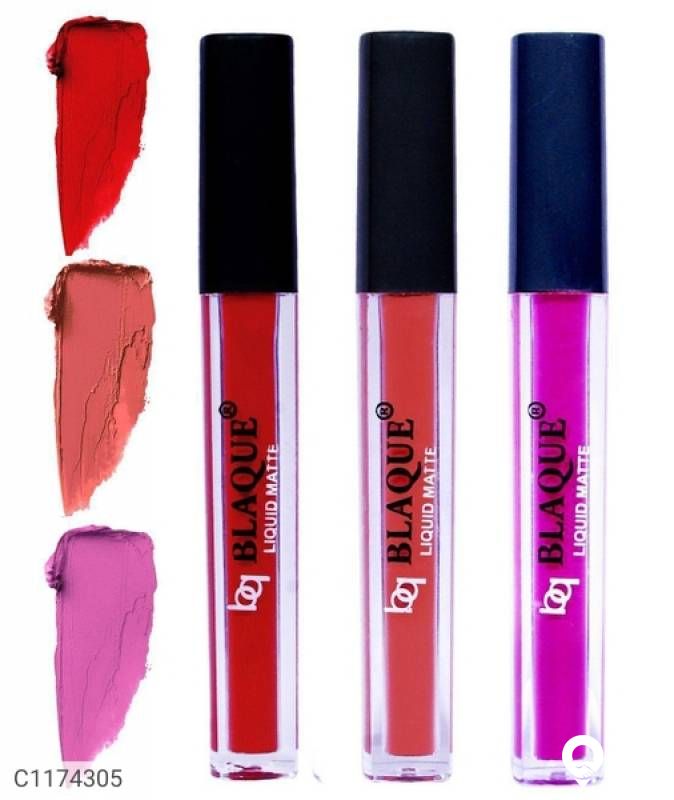 bq BLAQUE Matte Liquid Lipstick Combo of 2 Lip Color