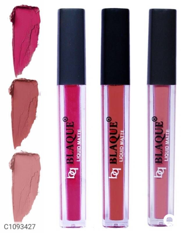 bq BLAQUE Matte Liquid Lipstick Combo of 2 Lip Color