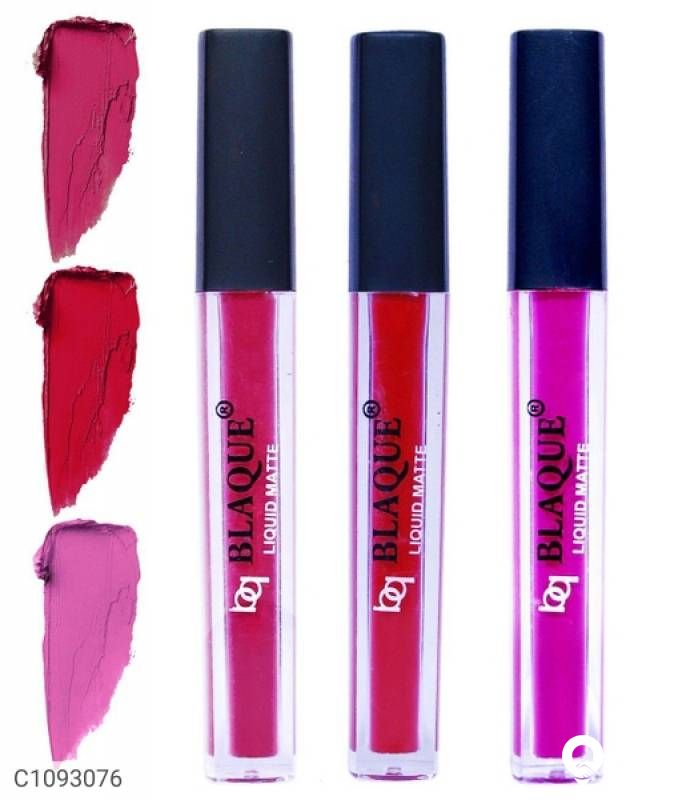 bq BLAQUE Matte Liquid Lipstick Combo of 2 Lip Color