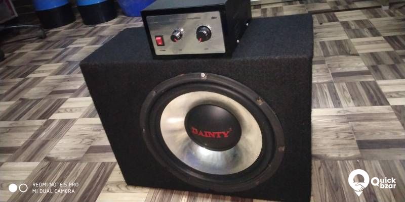 12inch dinity sub & box with Power amb