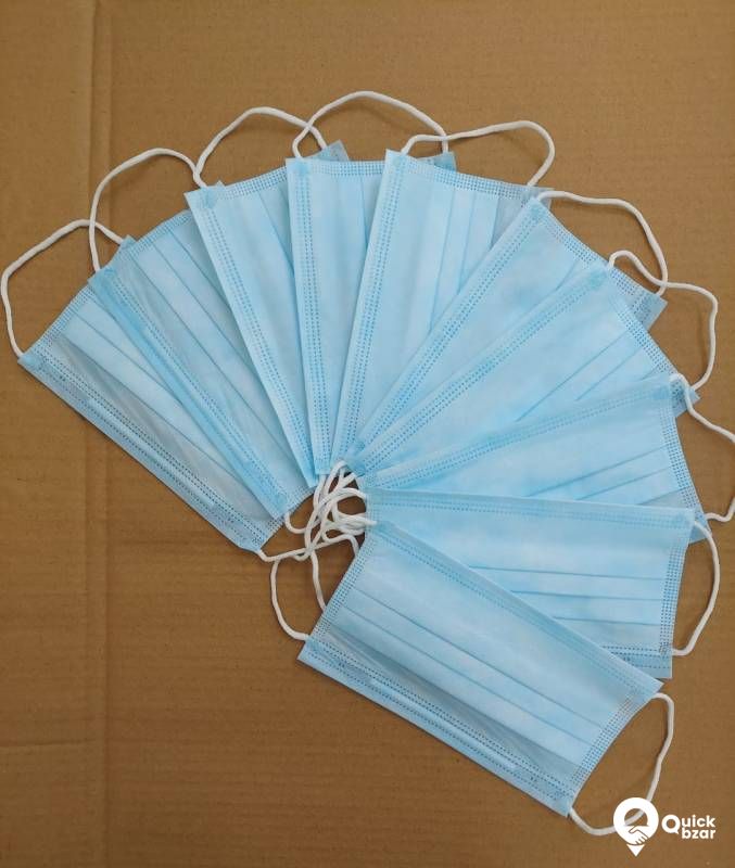(100 piece )3 layer surgical mask with nose pin