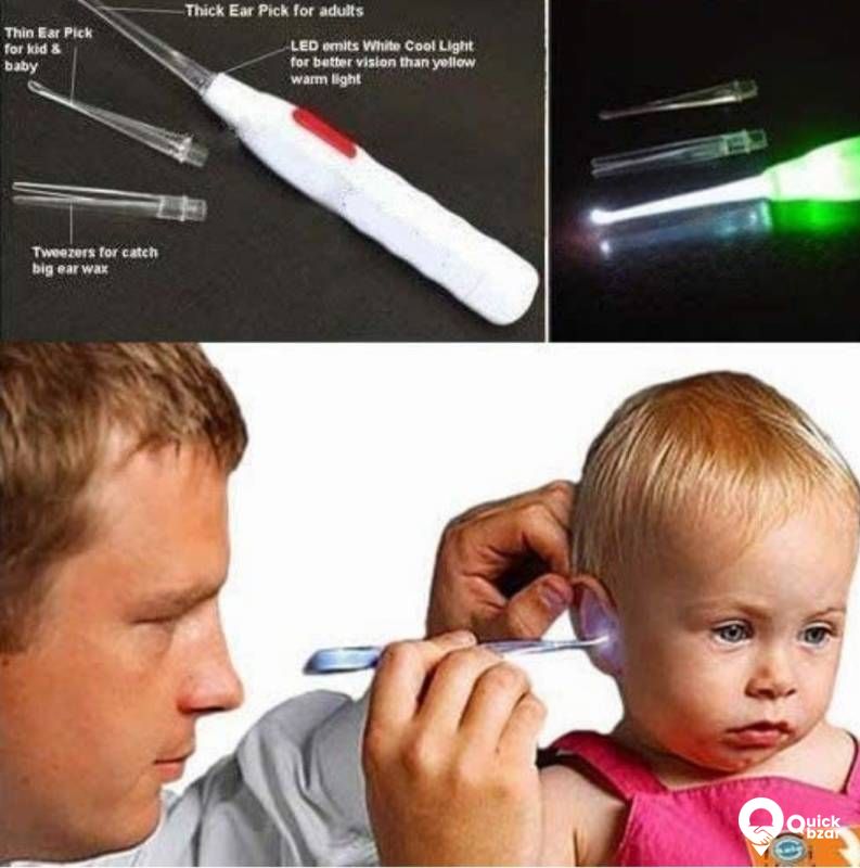 Flash light ear pick 3 എണ്ണം