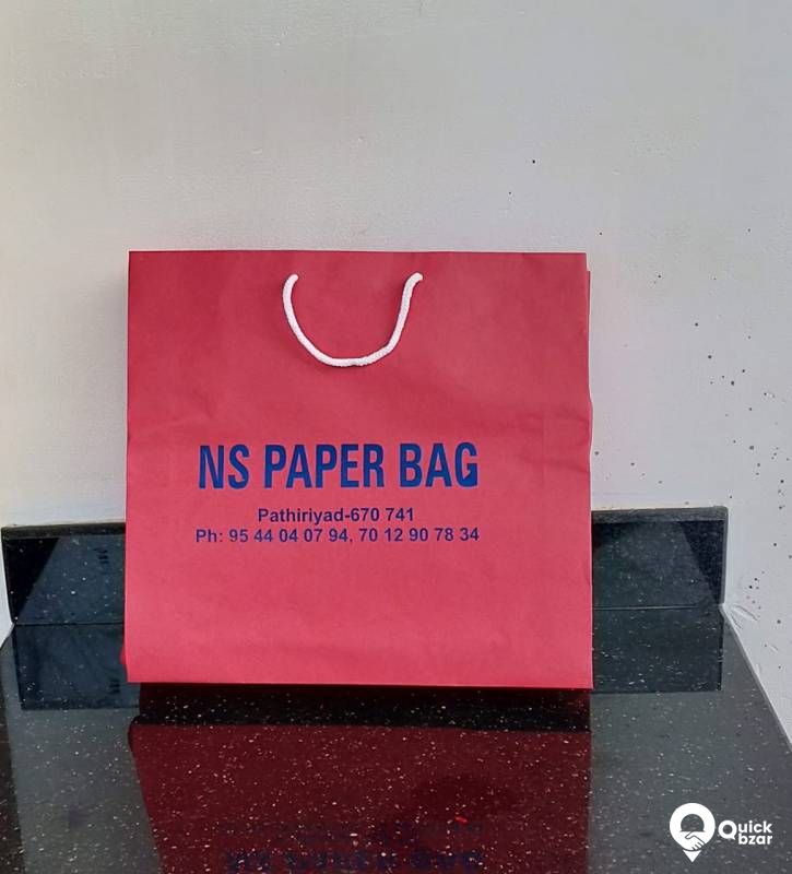 Paper bags for whole sale and retail, customized design for cheap rate