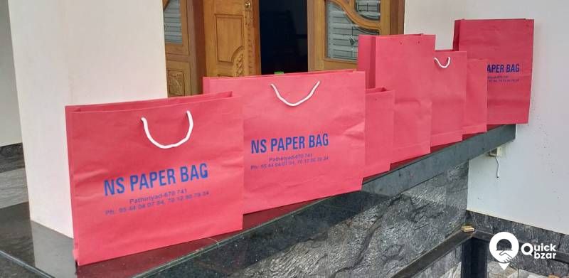 Paper bags for whole sale and retail, customized design for cheap rate